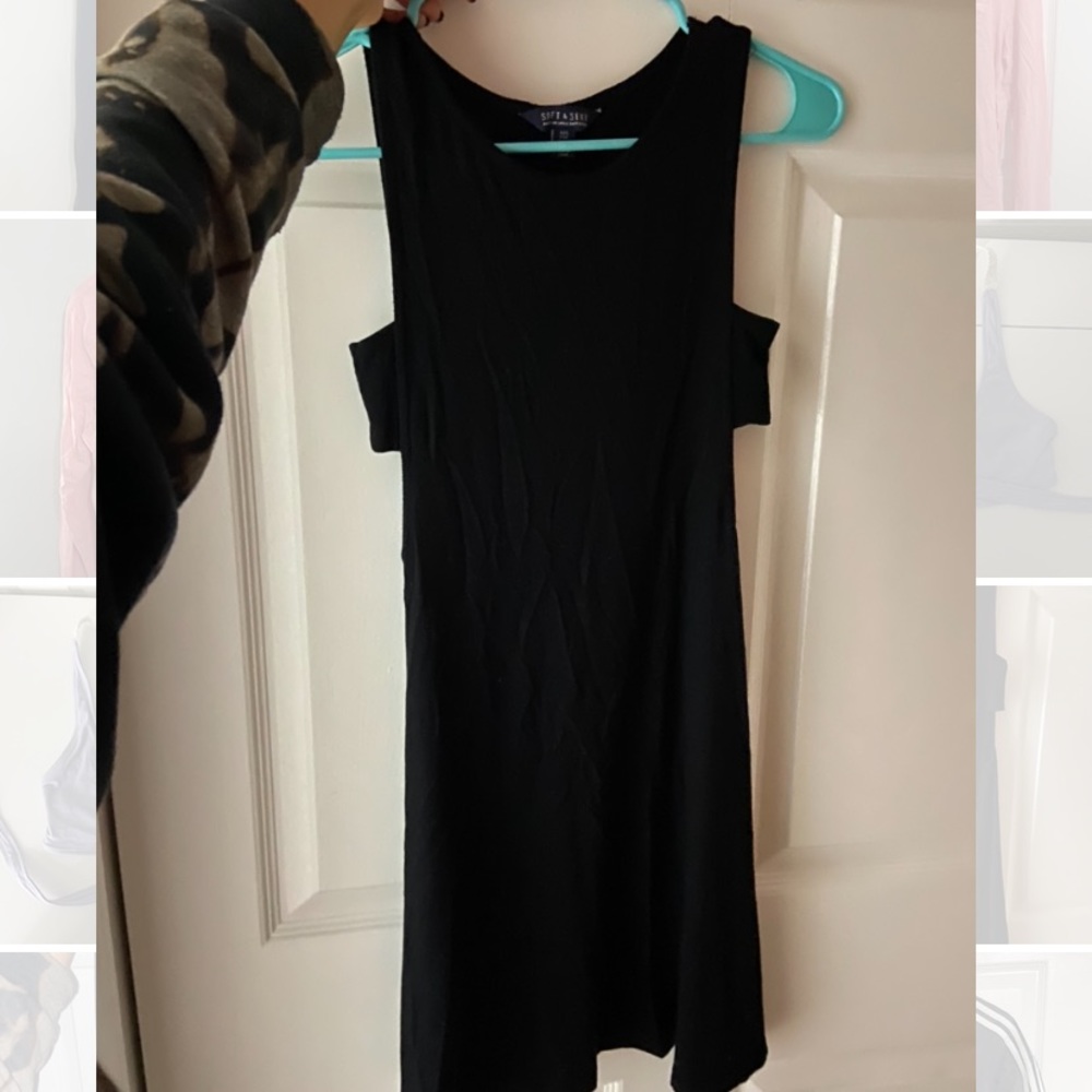 “Soft and Sexy” American Eagle black skater dress